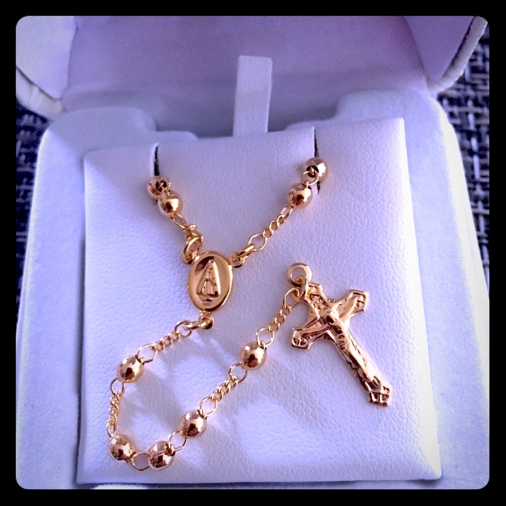 Fine Gold Rosary